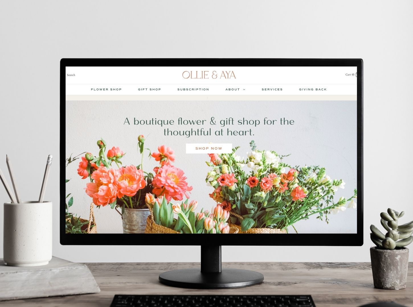 Website Copy - Floral Studio